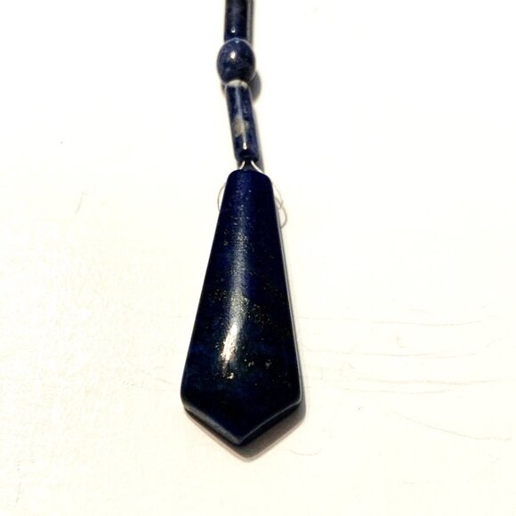 Lapis Lazuli & Sodalite Keychain – Truth, Intuition & Inner Power - Picture 4 of 7